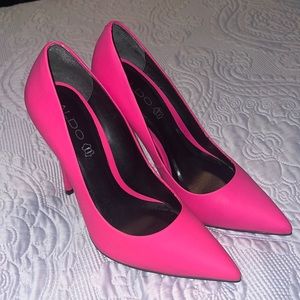 Beautiful Barbie pink color heels